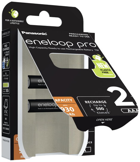 Panasonic eneloop pro HR03 Mikroakku NiMH 930 mAh 1.2 V 2 db 4. kép