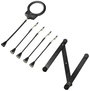 Mágneses harmadik kéz nagyítóval, Ø 90 mm x 365 mm, Toolcraft TO-7492830 4. bélyegkép