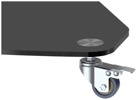 SpeaKa Professional SP-TVC-500 TV kocsi 94,0 cm (37) - 203,2 cm (80) Padlóállvány, Állítható magassá 3. kép