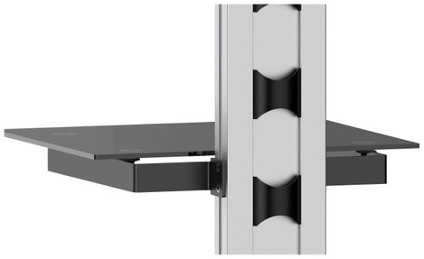 SpeaKa Professional SP-TVC-500 TV kocsi 94,0 cm (37) - 203,2 cm (80) Padlóállvány, Állítható magassá 6. kép