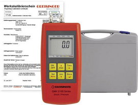 Greisinger GMH3161-12-WPD5 Nyomásmérő Kalibrált (ISO) Légnyomás, Nem agresszív gázok, Korrozív gázok