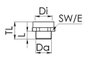 Wiska 10064769 EX-APM 29/40 Adapter Robbanásvédett PG29 M40 Műanyag 10 db 2. bélyegkép