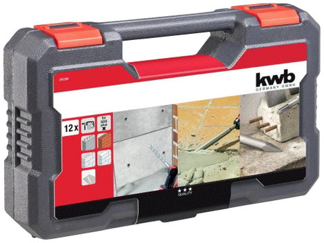 kwb 240290 Véső készlet 12 részes SDS-Plus 12 db 2. kép