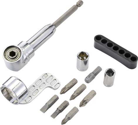 2521675 Sarokcsavarhúzó rögzítési hossza 135 mm meghajtó 1/4" (6,3 mm) 128 cm 3. kép