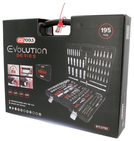 KS Tools KS TOOLS Dugókulcs készlet 195 részes 917.0795 6. kép