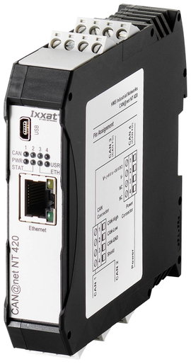 Ixxat 1.01.0332.42000 CAN@net NT 420 Can átalakító Ethernet, CAN, USB 24 V/DC 1 db