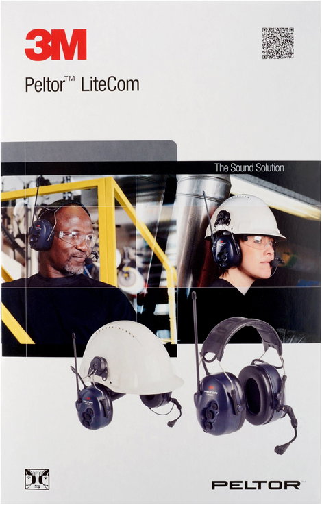3M Peltor MT53H7P3E4400-EU Hallásvédő fültok headset 33 dB 1 db