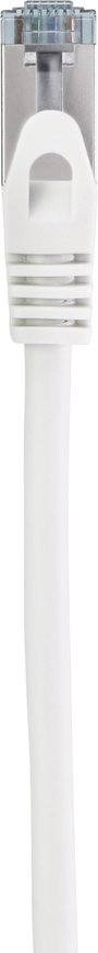 Renkforce RF-5047454 RJ45 Hálózati kábel, patchkábel CAT 6A S/FTP 0.15 m Fehér Védővel, Lángálló 1 d 2. bélyegkép
