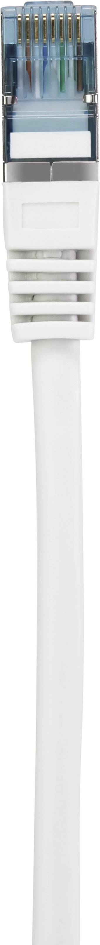 Renkforce RF-5047454 RJ45 Hálózati kábel, patchkábel CAT 6A S/FTP 0.15 m Fehér Védővel, Lángálló 1 d 3. kép