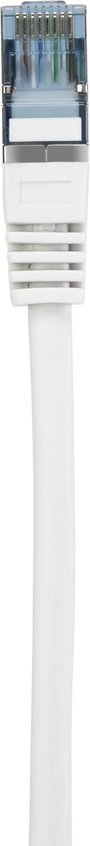 Renkforce RF-5047454 RJ45 Hálózati kábel, patchkábel CAT 6A S/FTP 0.15 m Fehér Védővel, Lángálló 1 d 3. bélyegkép