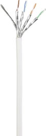 Renkforce RF-5047454 RJ45 Hálózati kábel, patchkábel CAT 6A S/FTP 0.15 m Fehér Védővel, Lángálló 1 d 4. bélyegkép