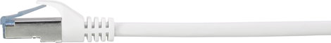 Renkforce RF-5047454 RJ45 Hálózati kábel, patchkábel CAT 6A S/FTP 0.15 m Fehér Védővel, Lángálló 1 d 5. kép