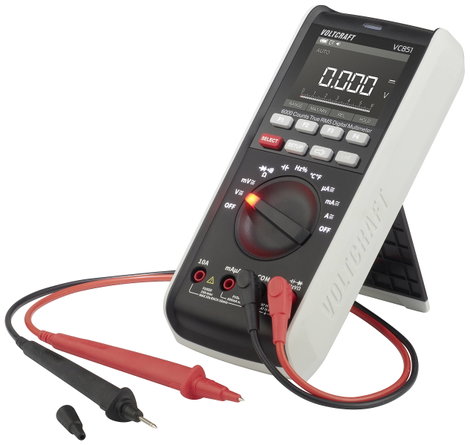 Digitális kézi multiméter CAT III 1000 V, CAT IV 600 V, Voltcraft VC851 2. kép