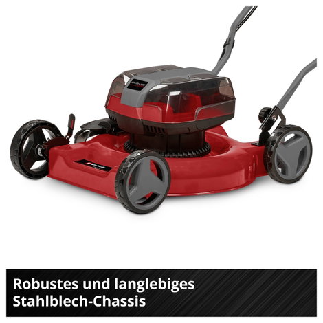Einhell GE-CM 36/48 Li M-Solo Power X-Change Akku Fűnyíró Oldalkidobás, Mulcsozó funkció, Akku nélkü 10. kép