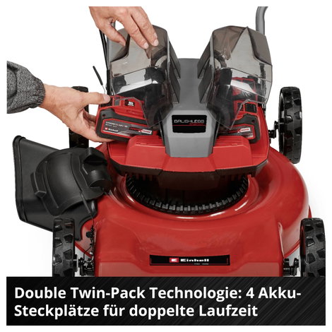 Einhell GE-CM 36/48 Li M-Solo Power X-Change Akku Fűnyíró Oldalkidobás, Mulcsozó funkció, Akku nélkü 7. kép