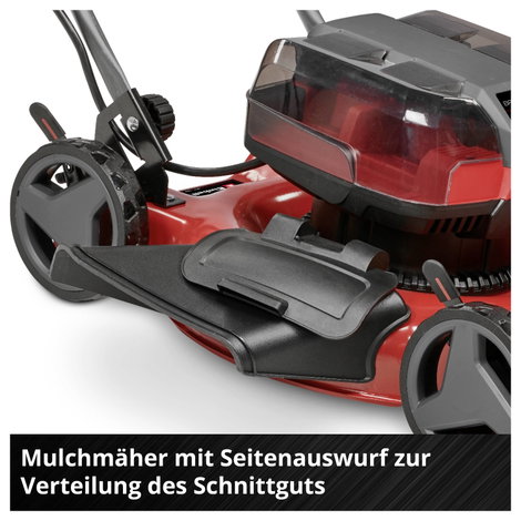 Einhell GE-CM 36/48 Li M-Solo Power X-Change Akku Fűnyíró Oldalkidobás, Mulcsozó funkció, Akku nélkü 8. kép