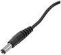 Akyga USB töltőkábel DC dugó, 5,5 mm-es 0.80 m Fekete AK-DC-01 bélyegkép