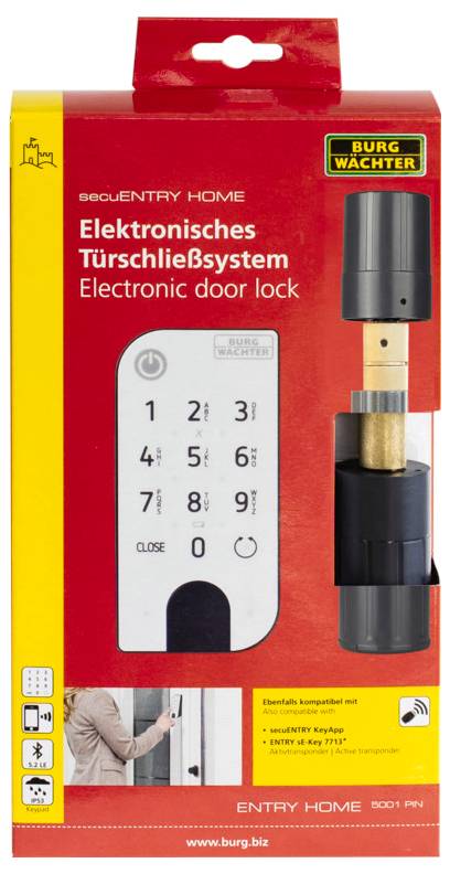 Kódzáras ajtózár IP53, Burg Wächter 50010 5. kép