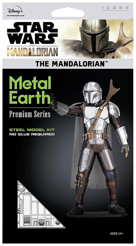 Metal Earth Iconx STAR WARS Mandalorian - The Mandalorian™ Fém építőkészlet 2. kép