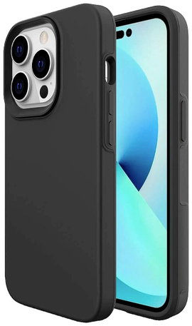 JT Berlin Pankow Safe Hátlap Apple iPhone 14 Pro Fekete