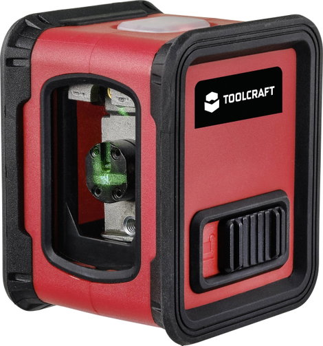TOOLCRAFT CL12-G Keresztvonalas lézer Állvánnyal, Önszintező, Zöld lézer Hatótáv (max.): 12 m 2. kép
