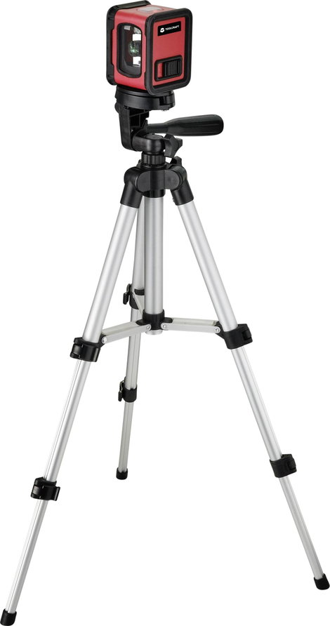 TOOLCRAFT CL12-G Keresztvonalas lézer Állvánnyal, Önszintező, Zöld lézer Hatótáv (max.): 12 m 5. kép