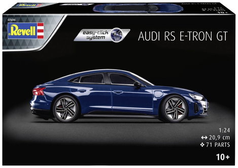 Revell 07698 easy-click Audi e-tron GT Autómodell építőkészlet 1:24 4. kép