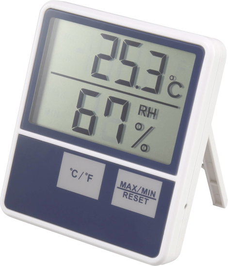 TH-1014 Hőmérséklet- és légnedvesség mérő Fehér 2. kép