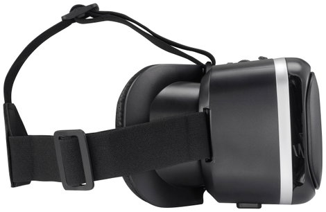 VR szemüveg okostelefonokhoz gombbal, fekete, Renkforce RF-VRG-200 3. kép