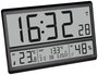 TFA Dostmann 60.4523.01 Rádiójel vezérlésű Falióra 360 mm x 235 mm x 28 mm Fekete Nagy kijelző 4. bélyegkép