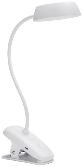 Philips Donutclip DSK201 PT 8719514396890 USB-s lámpa, LED-es felcsíptethető lámpa LED LED 3 W Fehér