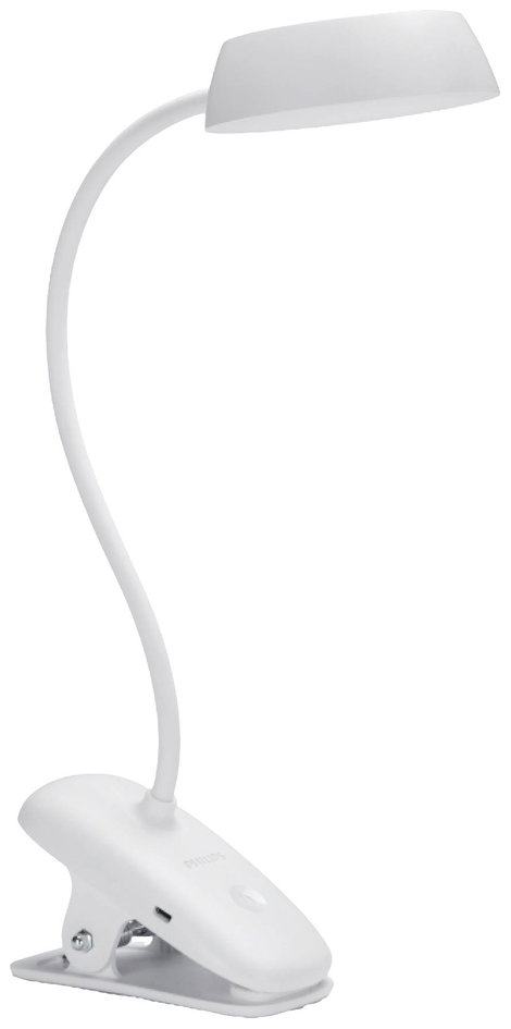 Philips Donutclip DSK201 PT 8719514396890 USB-s lámpa, LED-es felcsíptethető lámpa LED LED 3 W Fehér