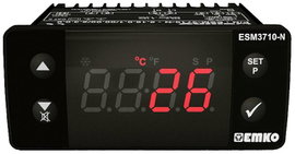 Emko ESM-3710-N 2 pontos szabályozó Hőmérséklet szabályozó PTC -50 - 150 °C Relé, 16 A (H x Sz x Ma)