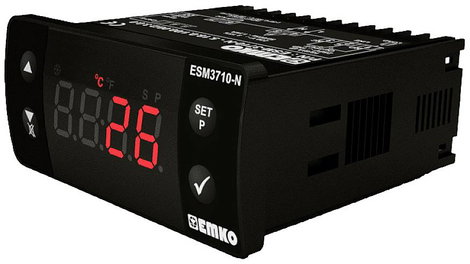 Emko ESM-3710-N 2 pontos szabályozó Hőmérséklet szabályozó PTC -50 - 150 °C Relé, 16 A (H x Sz x Ma) 2. kép