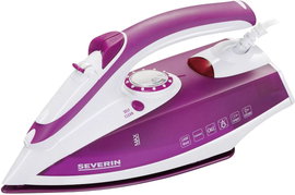Severin BA 3243 gőzölős vasaló 2400 W, fehér/rózsaszín