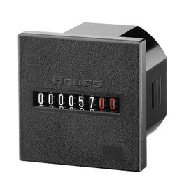 Üzemóra számláló modul 7 digites 20-30V/AC 0 - 99999.99 h Kübler H57