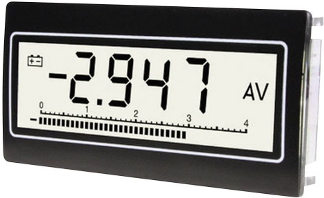 Digitális panelműszer, panelméter 0,1 mV - 300 V/DC/AC TDE Instruments DPM802-TW