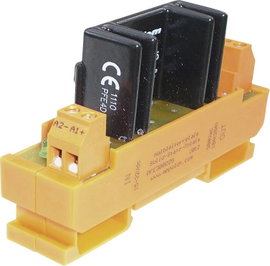 DC/AC szilárdtest relé, 10A, bemenet 15-32 V/DC, kimenet 250 V/A, PFE240D25
