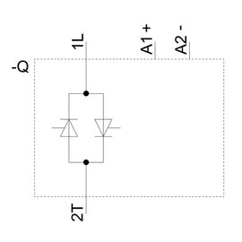 Félvezető relé, Sirius 3RF21 Siemens 3RF2130-1AA02 Terh.áram 30 A Kapcsolási feszültség 24 - 230 V/A