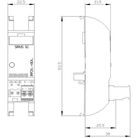 Átalakító, Siemens Sirius 3RF2900-0EA18 3. kép