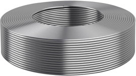 Kerek ónozott réz drót Ø 1,5 mm, ezüst Kabeltronik 000115000