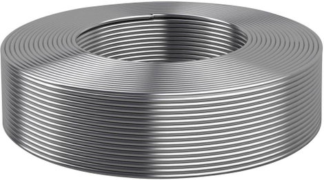 Kerek ónozott réz drót Ø 1,5 mm, ezüst Kabeltronik 100115000