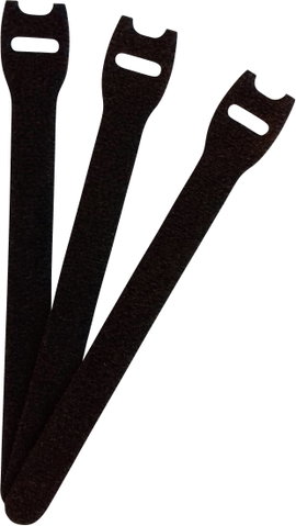 Tépőzáras kábelkötöző 150 x 13 mm, fekete, Fastech E1-1-330-B100