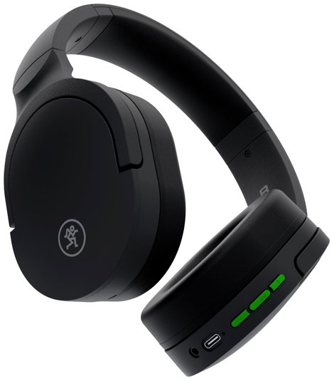 Mackie MC-40BT Stúdió Over Ear headset Bluetooth® Stereo Fekete