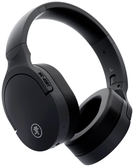 Mackie MC-40BT Stúdió Over Ear headset Bluetooth® Stereo Fekete 4. kép