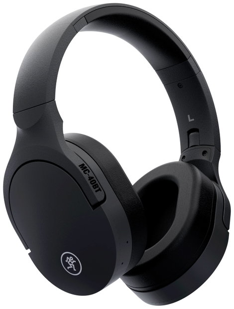 Mackie MC-40BT Stúdió Over Ear headset Bluetooth® Stereo Fekete 5. kép