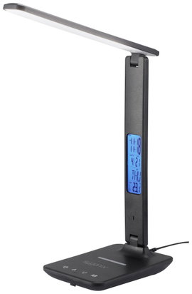 LED-es íróasztali lámpa mobiltelefon töltővel, Sygonix TX26C SY-4963268