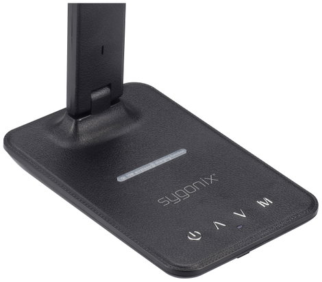LED-es íróasztali lámpa mobiltelefon töltővel, Sygonix TX26C SY-4963268 5. kép