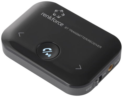 Renkforce RF-BTR-150 Bluetooth zene adó/vevő Bluetooth verzió: 5.0 8 m Beépített akku