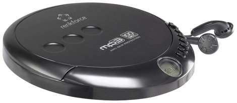 Renkforce RF-CDP-200 Hordozható CD lejátszó CD, MP3 Fekete 9. kép